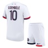 Officiële Voetbalshirt + Korte Broek Paris Saint-Germain Dembele 10 Uit 2024-25 - Kids